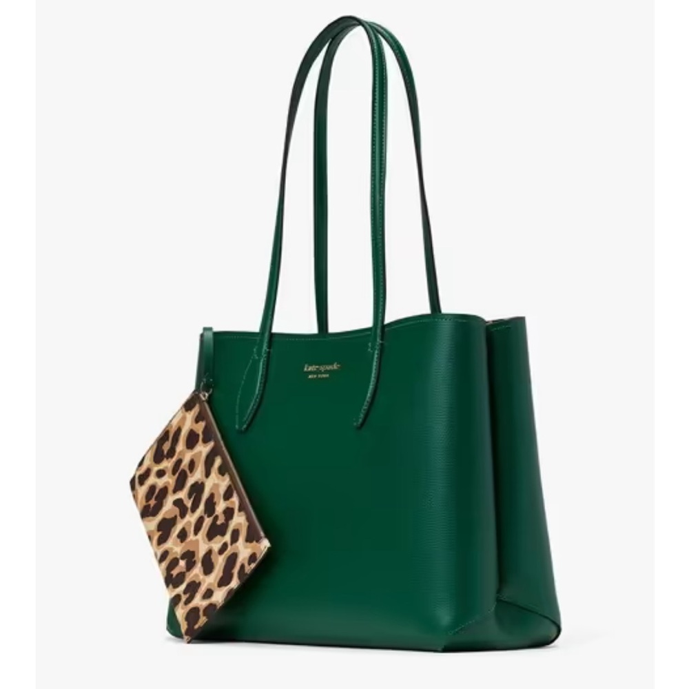 Kate Spade All Day Large Emerald Green Tote - Picture 10 of 11